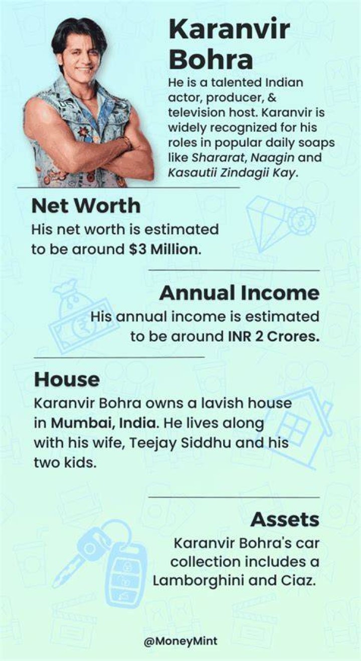 Karanvir Bohra Net Worth