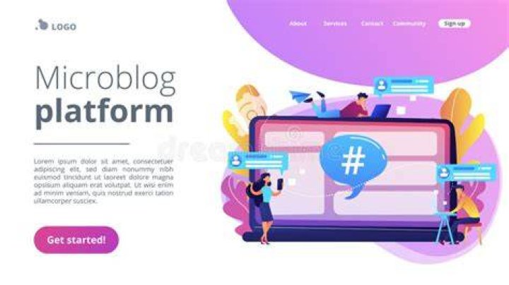 Micro.blog logo home page