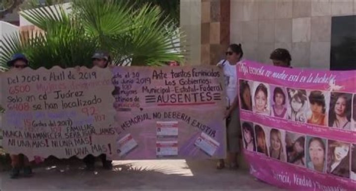 Missing women in Juarez protest