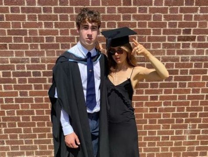 Ruby Hartley with her brother Will Hartley