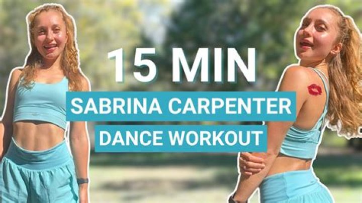 Sabrina Carpenter Workout Routine