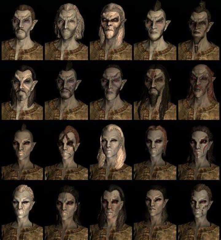 Skyrim races - Dunmer