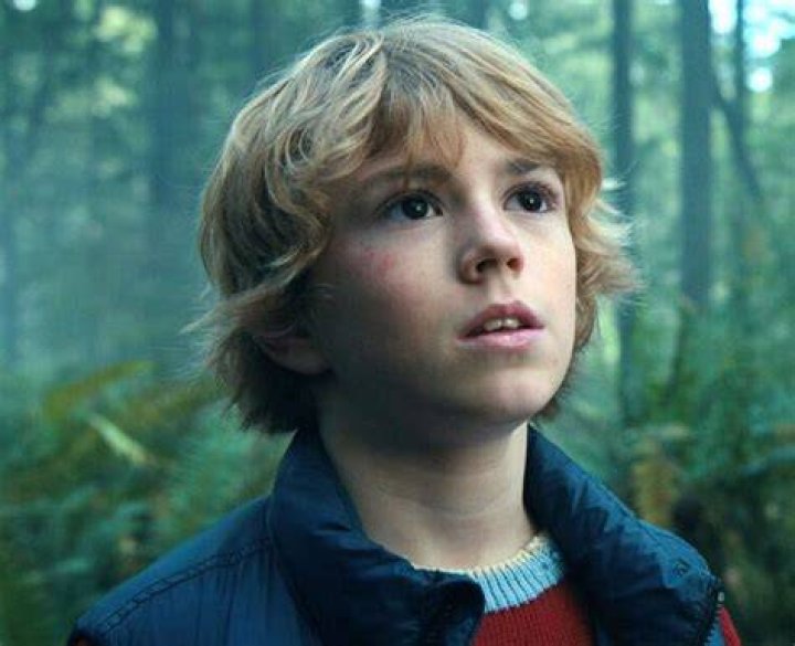 Walker Scobell as Young Adam with Adam and his on-screen dad Walker Scobell as Young Adam with Adam and his on-screen dad